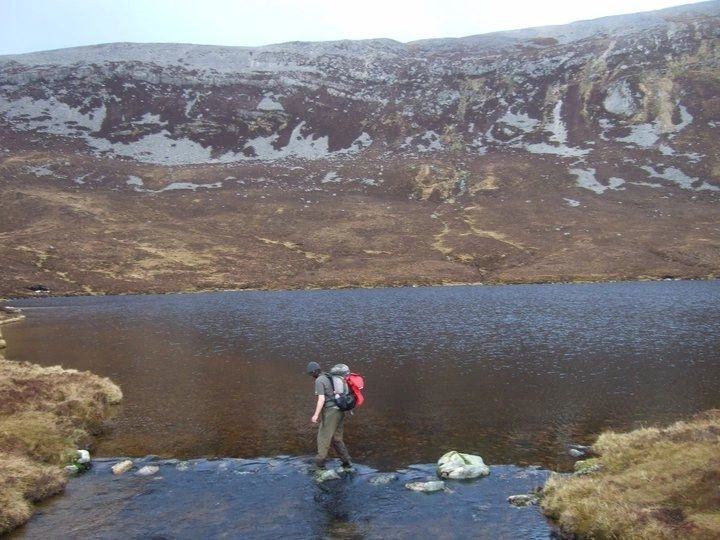 Mark Agnew hiking the Cape Wrath Trail across the Scottish Highlands