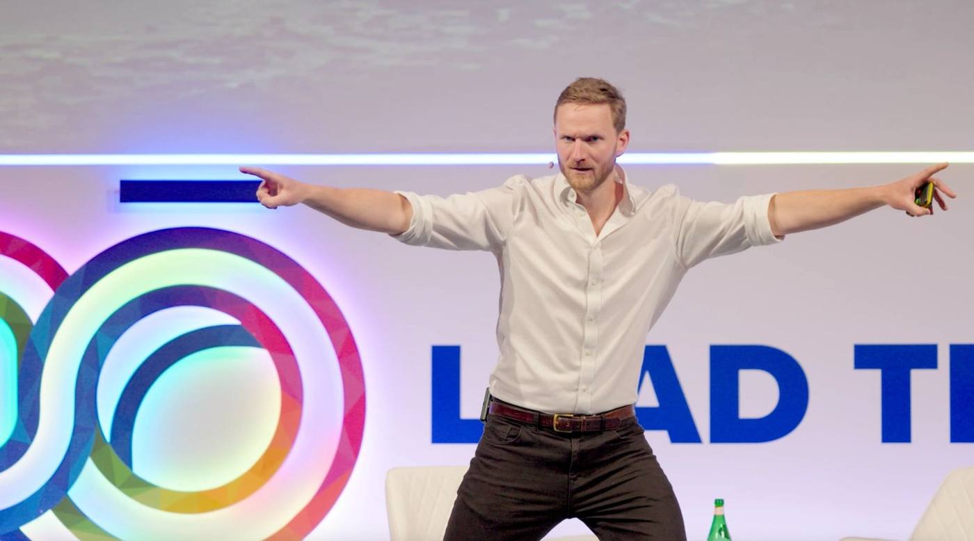 Mark Agnew, resilience speaker, energises event audiences with his Find Your Polar Bear framework