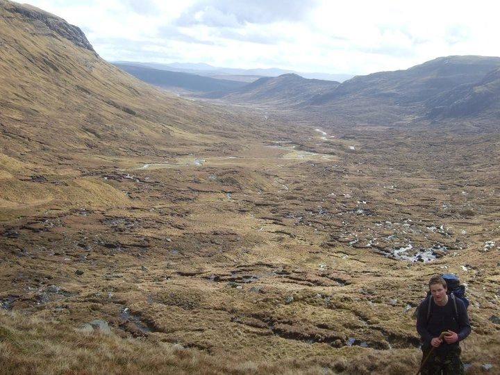 The weather cleared as we climbed to the highest point. 