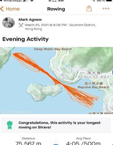 75km in 12 hours. 